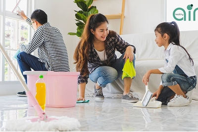 Hướng dẫn cách vệ sinh nhà cửa sạch sẽ và đúng cách siêu tiết kiệm thời gian