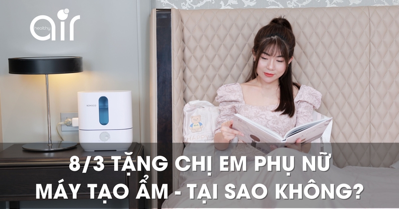 8/3 Tặng chị em phụ nữ máy tạo ẩm - Tại sao không?