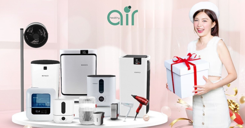 Mua máy lọc không khí làm quà 8/3 tặng phái nữ