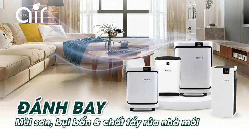 Khử sạch mùi sơn, chất tẩy rửa nhà mới đơn giản với thiết bị này