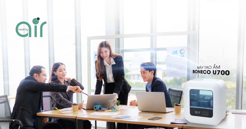 Nên chọn máy tạo ẩm cho văn phòng sử dụng điều hòa như nào?