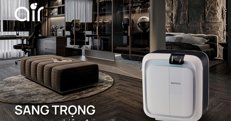 Tại sao giới kiến trúc sư ưa chuộng máy lọc khí kết hợp tạo ẩm cho thiết kế cao cấp?